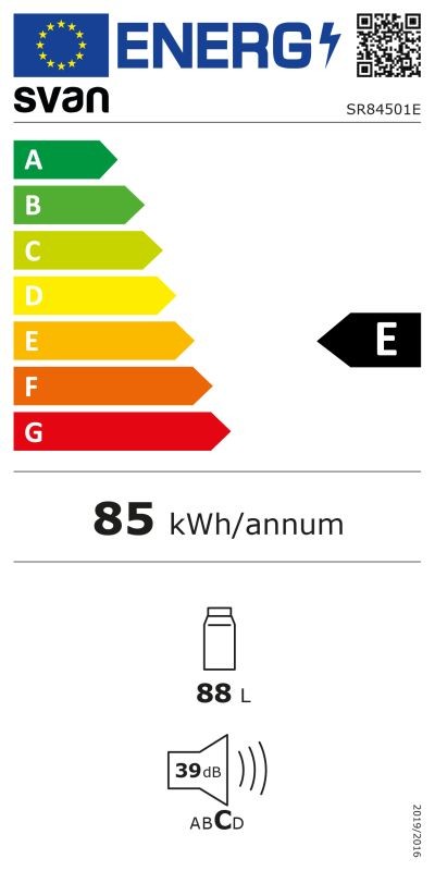 Etiqueta de Eficiencia Energética - SR84501E