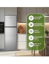 Frigorífico 2 Puertas - ASPES AF1675501ENFX, Inox, 1.67 m