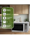 Microondas Libre Instalación - ASPES AMW2700DGX, Inox, 20L, 1000W