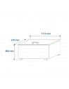 Congelador Arcón - ASPES ACH3002EDC, Ancho 115 cm, 295L, Eficiencia E