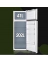 Frigorífico Dos Puertas - ASPES AF165501E, 1.61 m, Eficiencia E
