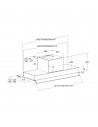 Campana Grupo Filtrante - Cata Armonia 80 X/B, 80cm, 71 dB, Inox