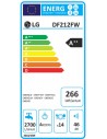Lavavajillas Libre Instalación - LG DF212FW, Blanco, 14 Cubiertos, 60 cm