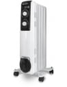Radiador Aceite - Orbegozo RF1000, Negro, 1000W, 5 elementos
