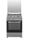 Cocina de Gas - SVAN SKG4600X, Inox, 4 Fuegos, 60 cm