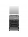 Cocina de Gas - SVAN SKG4600X, Inox, 4 Fuegos, 60 cm