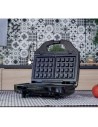 Sandwichera - Ufesa SW7950 Cook&Fun, 3 en 1, 900W, Plata