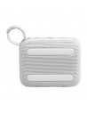 Altavoz Portátil - JBL GO4, Blanco, Bluetooth, 850 m Ah, IP67