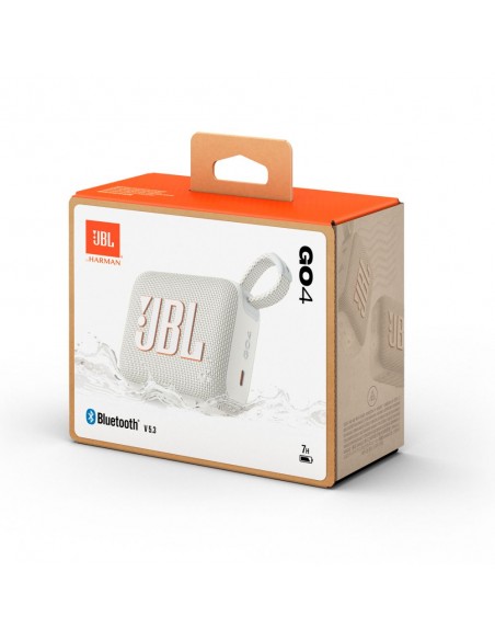 Altavoz Portátil - JBL GO4, Blanco,...