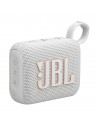 Altavoz Portátil - JBL GO4, Blanco, Bluetooth, 850 m Ah, IP67