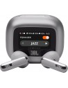 Auriculares Inalámbricos - JBL LIVE FLEX 3, Plata, USB-C, Estuche 690 mAh