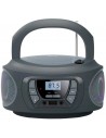 Radio CD Portátil - FONESTAR Boom ONE-G, Gris, CD, FM, 4W