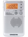 Radio Portátil - SANGEAN DT-250, Plata, LCD