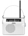 Radio Portátil - SANGEAN PR-D6, Blanco, AM, FM
