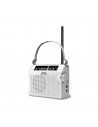 Radio Portátil - SANGEAN PR-D6, Blanco, AM, FM