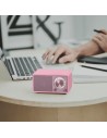 Radio Portátil - SANGEAN WR-7, Rosa, 2600 mAh, Bluetooth