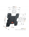 Soporte TV - VOGEL'S 3115, Inclinable, Negro, VESA de 75x75 a 200x200