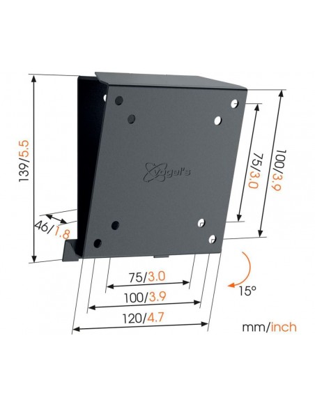 Soporte TV - VOGEL'S MA1010, Negro,...
