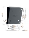 Soporte TV - VOGEL'S MA1010, Negro, 75x75 a 100x100, de 17" a 26"