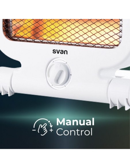Estufa Halógena - SVAN SCEH0800V,  800W,