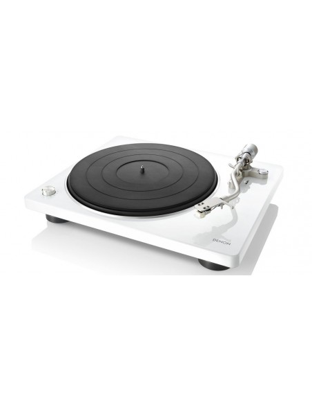 Tocadiscos - DENON DP-400, Blanco, 78...