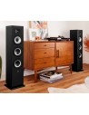 Altavoz Torre - POLK Monitor XT60 Black, 2 unidades, Negro, Dolby Atmos