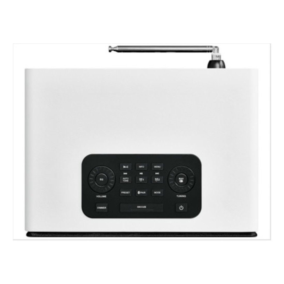 Sangean DDR-36 Radio DAB+ E FM Bianca Con Bluetooth, 20 Preselezioni E 5 Allarmi