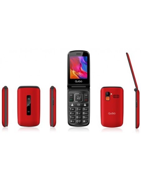 Teléfono Móvil - QUBO SENIOR P-210RD,...