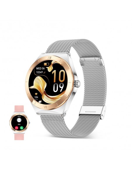 Smartwatch - KSIX LYA, Rosa 1.19", 2...