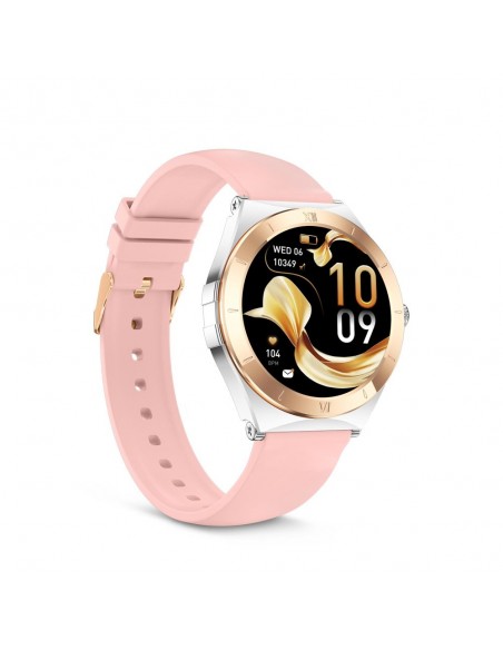 Smartwatch - KSIX LYA, Rosa 1.19", 2...