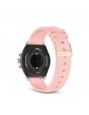 Smartwatch - KSIX LYA, Rosa 1.19", 2 Correas Metal