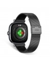 Smartwatch - KSIX IRIA, Negro, 1.7", 2 Correas Metal, IP68, AMOLED