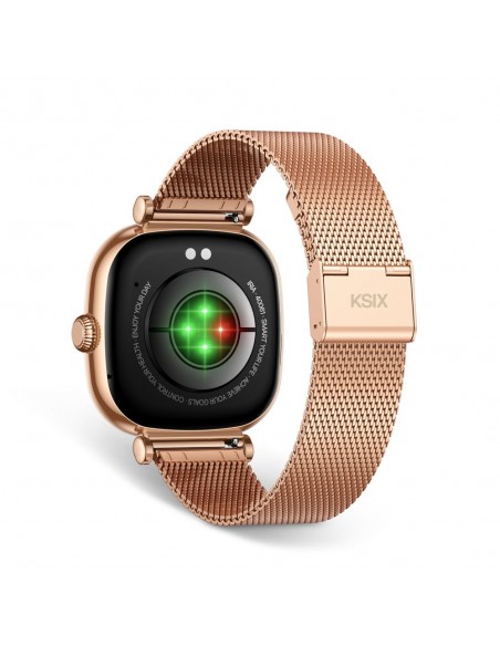 Smartwatch - KSIX IRIA, Rosa, 1.7", 2...
