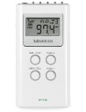 Radio Estantería - SANGEAN DT-120, Blanco, LCD