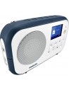 Radio Portátil - SANGEAN, DPR-42BT, Blanco Azul, Recepción Digital DAB+