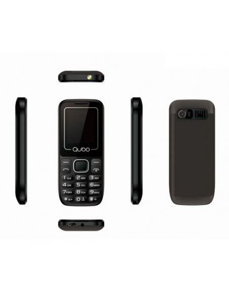 Teléfono Móvil - QUBO P180, Negro,...