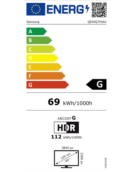TV QLED - SAMSUNG QE50Q7FAAU, 50", 4K...