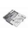 Lavavajillas Libre Instalación - SAMSUNG DW60A8050FS/EF, Inox, Eficiencia C, Tercera Bandeja, Wifi