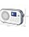 Radio Portátil - SANGEAN, DPR-42BT, Blanco/Piedra Azul,,Recepción Digital DAB+