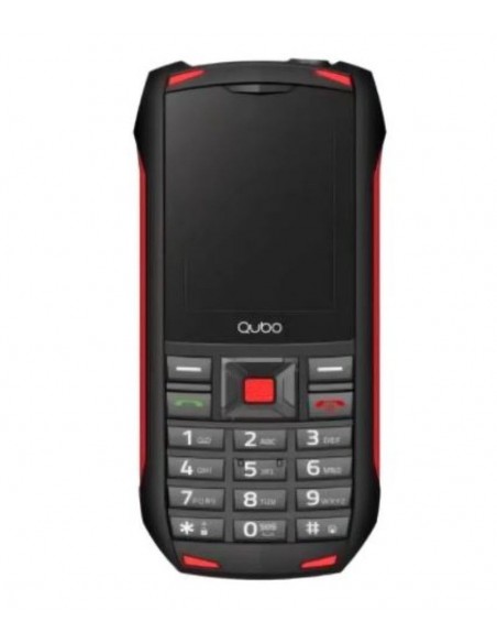 Móvil - QUBO ST-001, Negro y Rojo,...