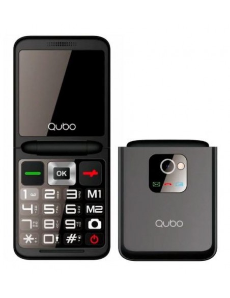Móvil - QUBO, SENIOR X-10BK, Negro,...