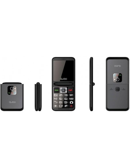 Móvil - QUBO, SENIOR X-10BK, Negro,...