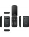 Móvil - QUBO, SENIOR X-209, Negro 2.4", 2G, Cámara trasera de 0.3MP