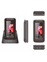 Móvil - QUBO SENIOR X-247, Negro, 2G, 2.4"