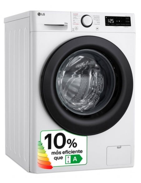 Lavadora -  LG F4WR5010A6W, Blanco,...