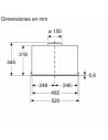 Campana Integrable - BALAY 3BF377 EX, 70cm, Inox, 46 dB