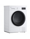 Secadora Bomba de Calor - LG RHA1008NWK, Blanco, 8 kg, Eficiencia A