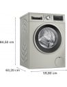 Lavadora Libre Instalación - BOSCH WGG254ZBES, 10 kg, Eficiencia A, 1400 rpm