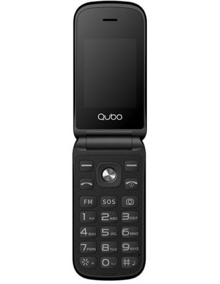 Móvil - QUBO SENIOR X-209, Negro,...