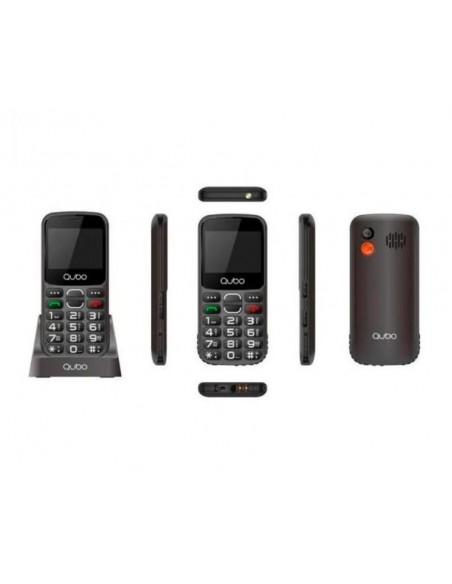 Móvil - QUBO SENIOR X-230, Negro,...